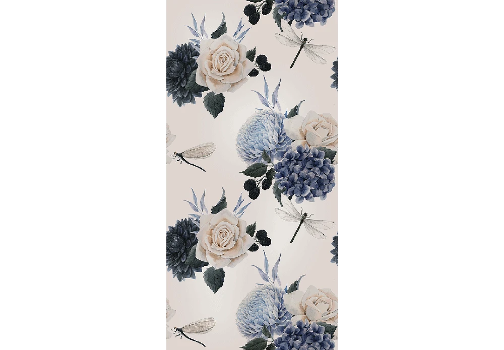 Artgeist Tapetas - Roses and Hydrangeas