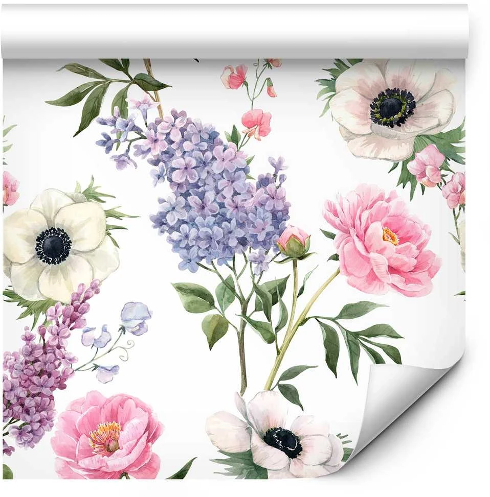 Artgeist Tapetas - Roses and Lilacs