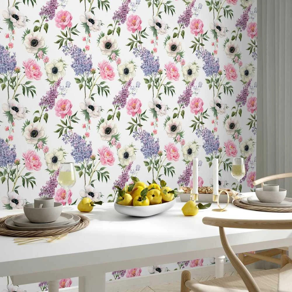 Artgeist Tapetas - Roses and Lilacs