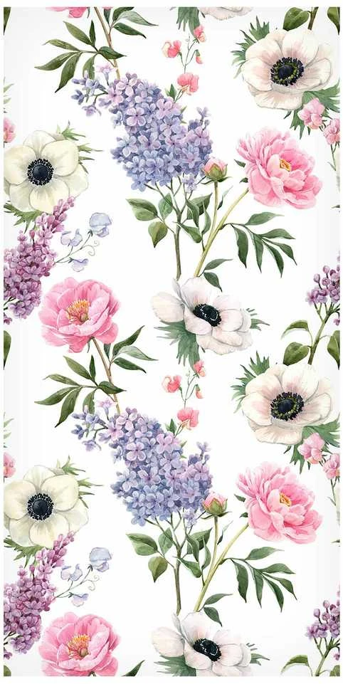 Artgeist Tapetas - Roses and Lilacs