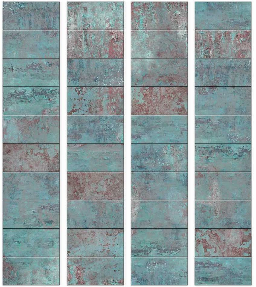 Artgeist Tapetas - Turquoise Concrete