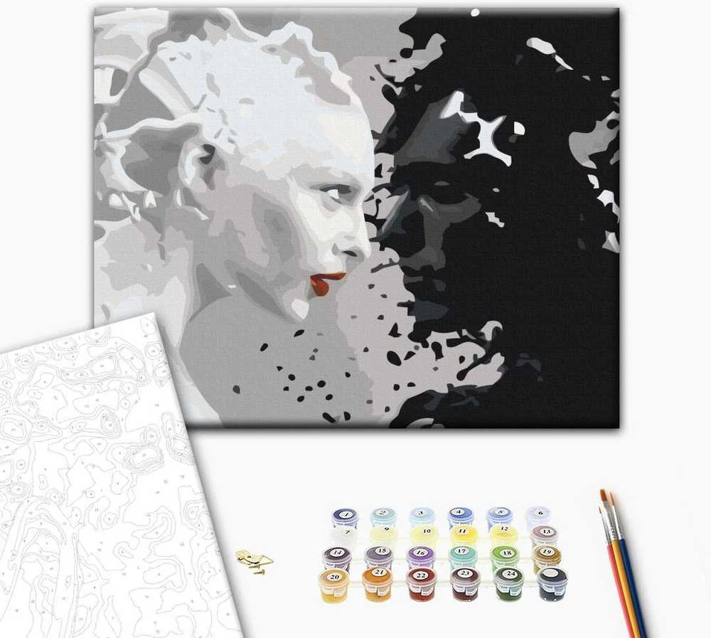 Artgeist Tapybos pagal skaičius rinkinys - Juodas & Baltas