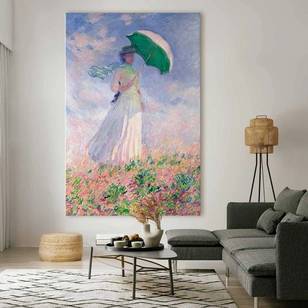Artgeist XXL paveikslas - Claude Monet – Woman with a Parasol, facing right