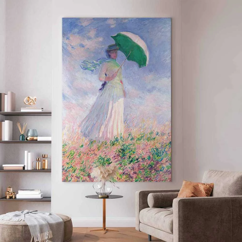 Artgeist XXL paveikslas - Claude Monet – Woman with a Parasol, facing right