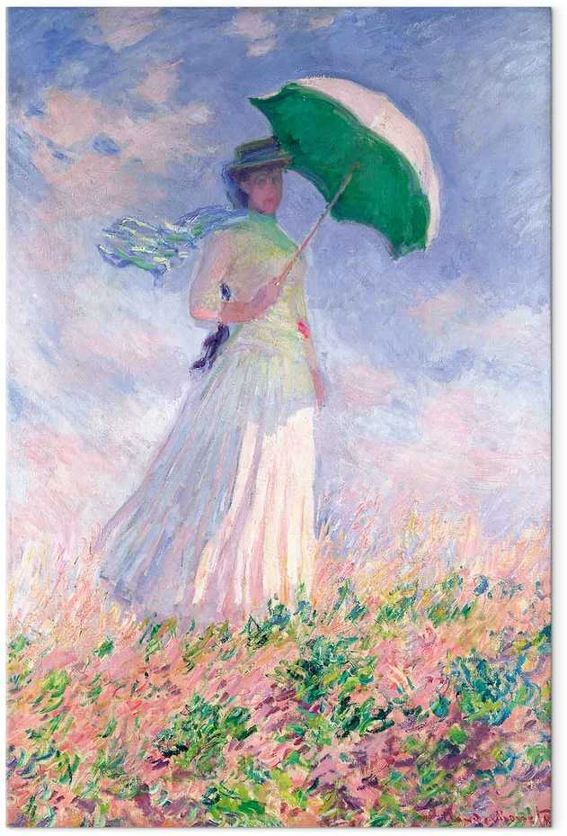 Artgeist XXL paveikslas - Claude Monet – Woman with a Parasol, facing right