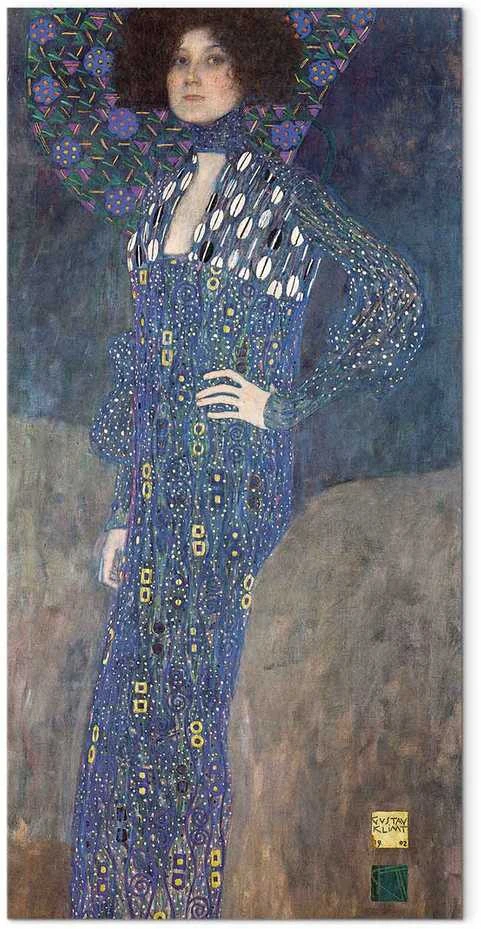 Artgeist XXL paveikslas - Gustav Klimt – Miss Emilie Flöge