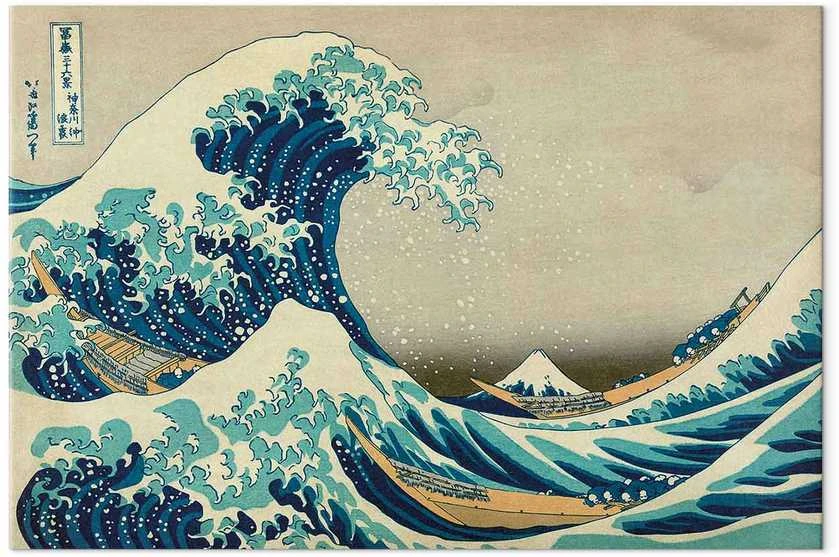Artgeist XXL paveikslas - Hokusai Katsushika – The Great Wave off Kanagawa