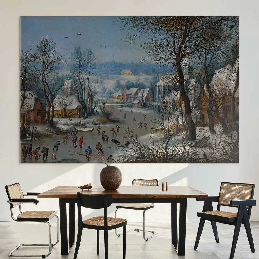 Artgeist XXL paveikslas - Pieter Brueghel the Younger – Winter Games