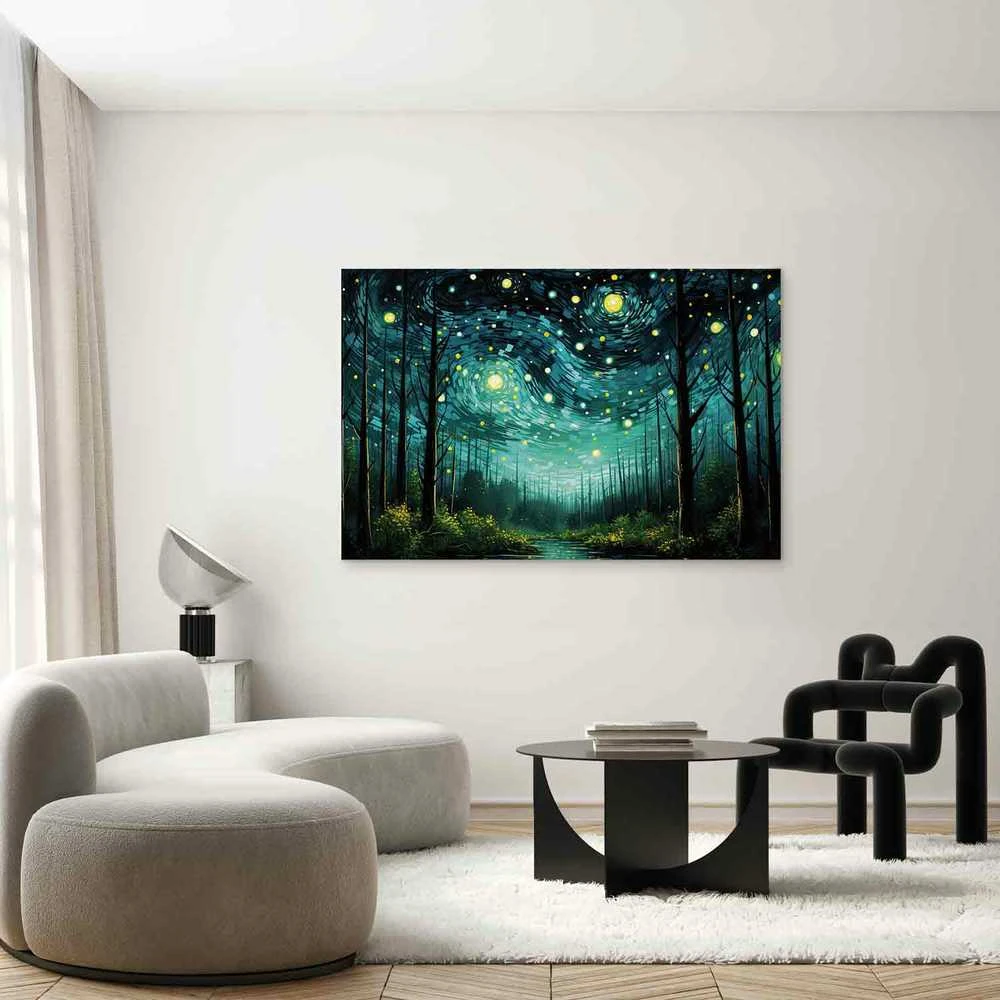 Artgeist XXL paveikslas - Starry night - a modern version of Van Gogh's night sky