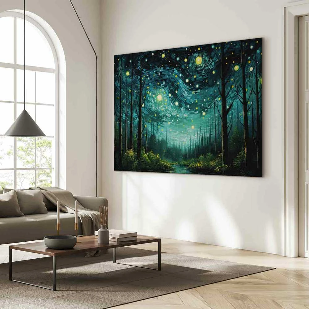 Artgeist XXL paveikslas - Starry night - a modern version of Van Gogh's night sky