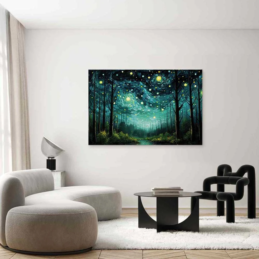 Artgeist XXL paveikslas - Starry night - a modern version of Van Gogh's night sky