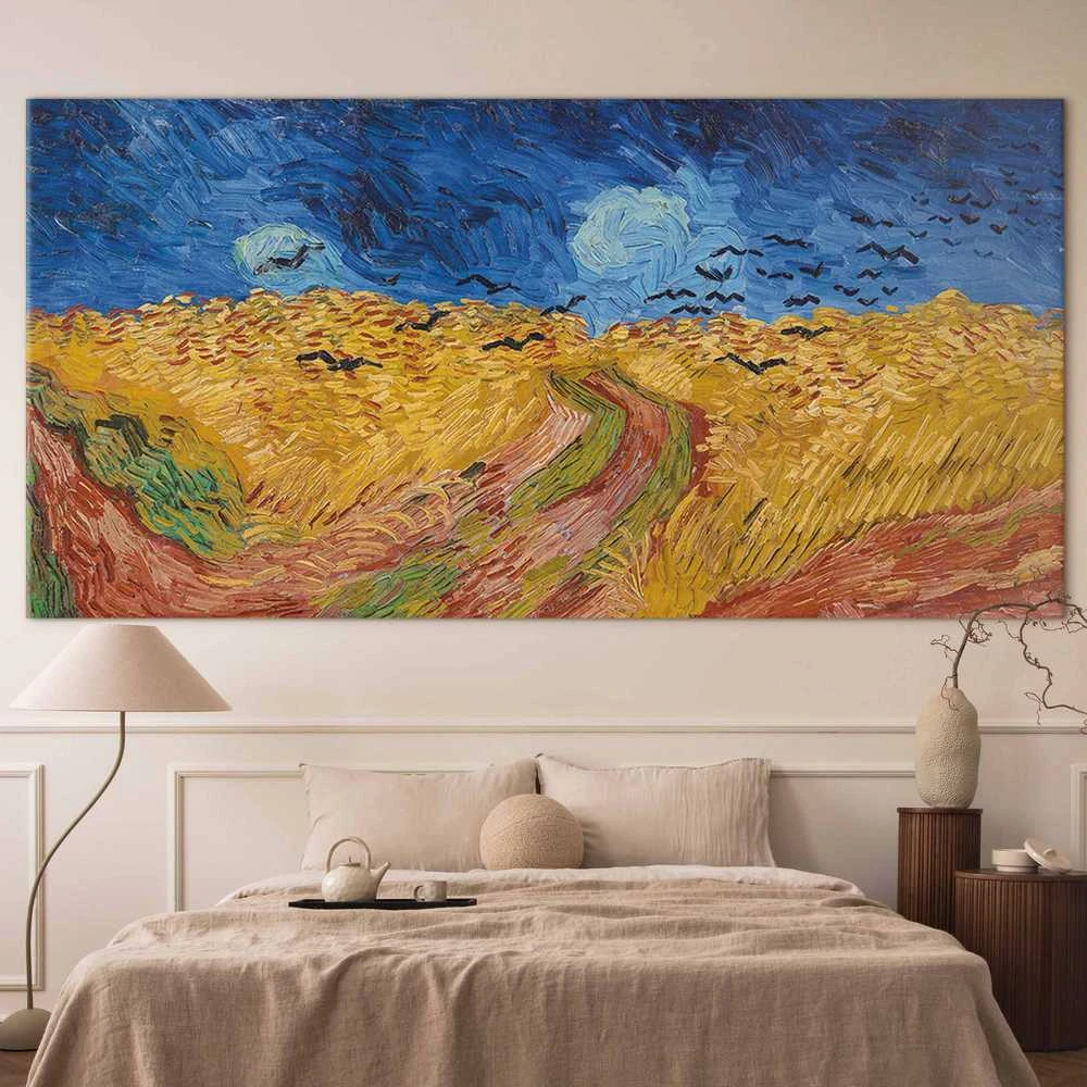 Artgeist XXL paveikslas - Vincent van Gogh – Wheatfield with Crows
