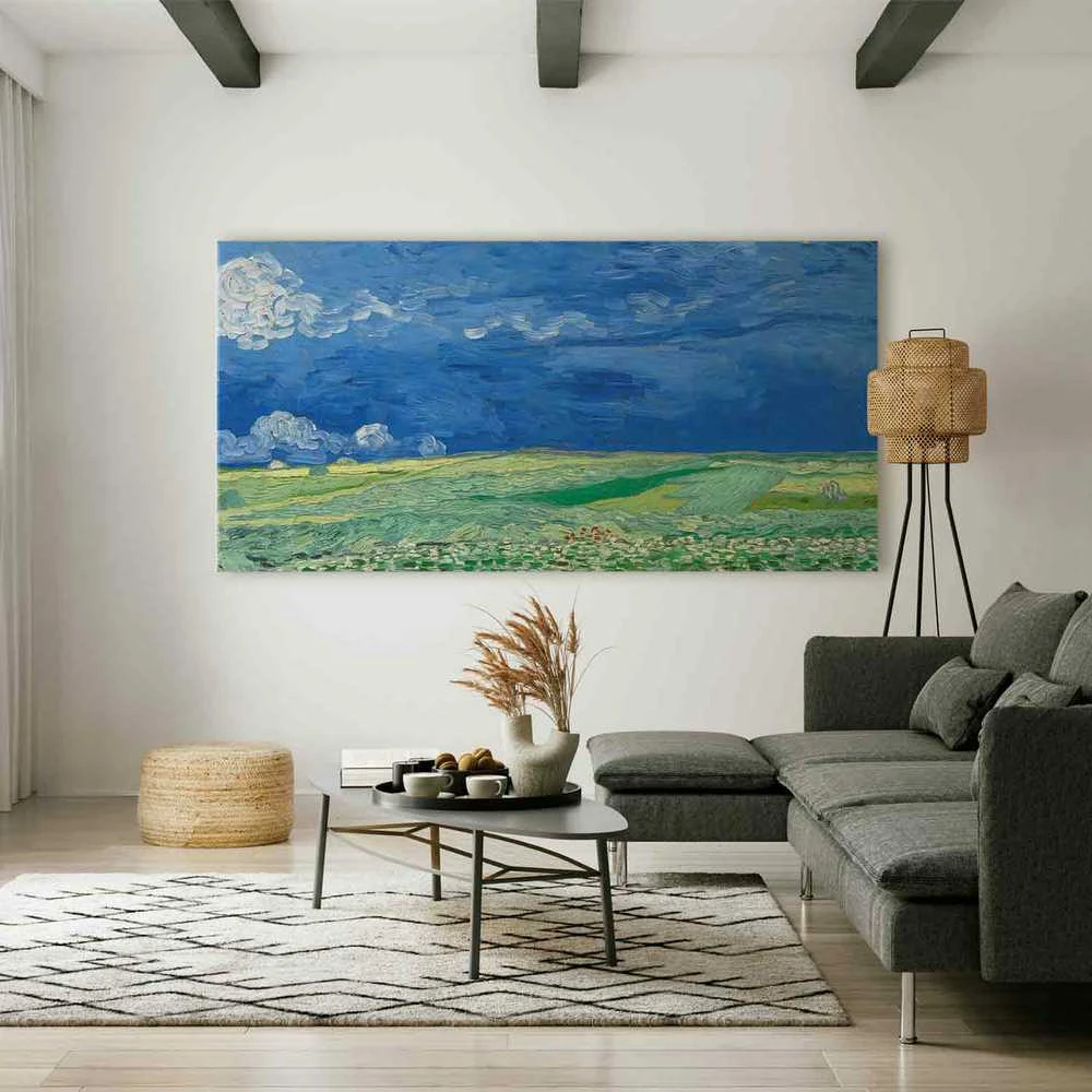 Artgeist XXL paveikslas - Vincent van Gogh – Wheat Field under Thunderclouds