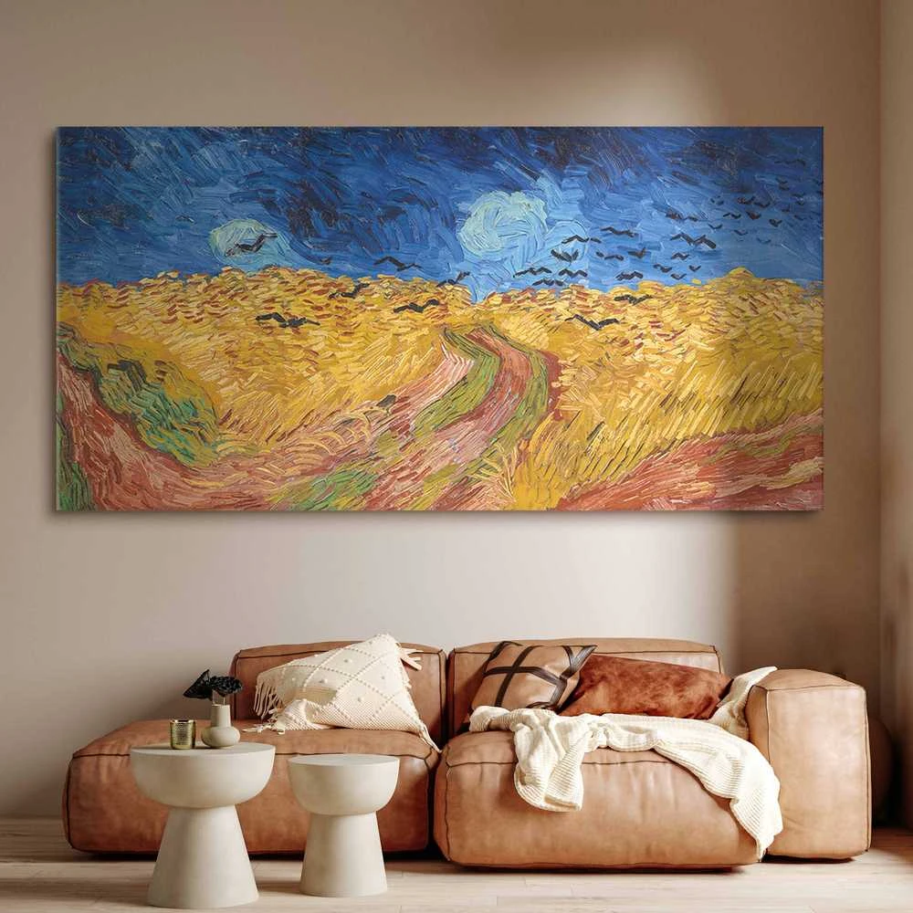 Artgeist XXL paveikslas - Vincent van Gogh – Wheatfield with Crows