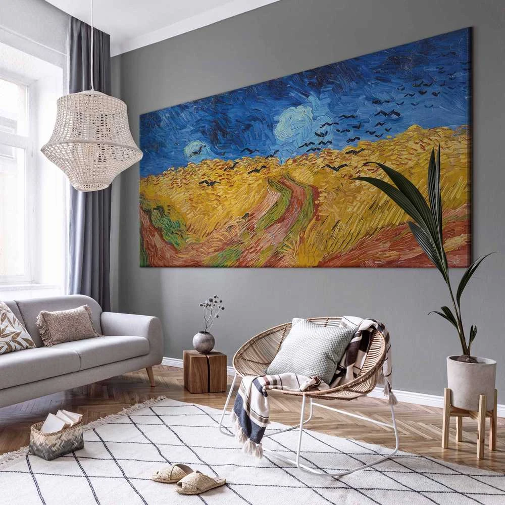 Artgeist XXL paveikslas - Vincent van Gogh – Wheatfield with Crows