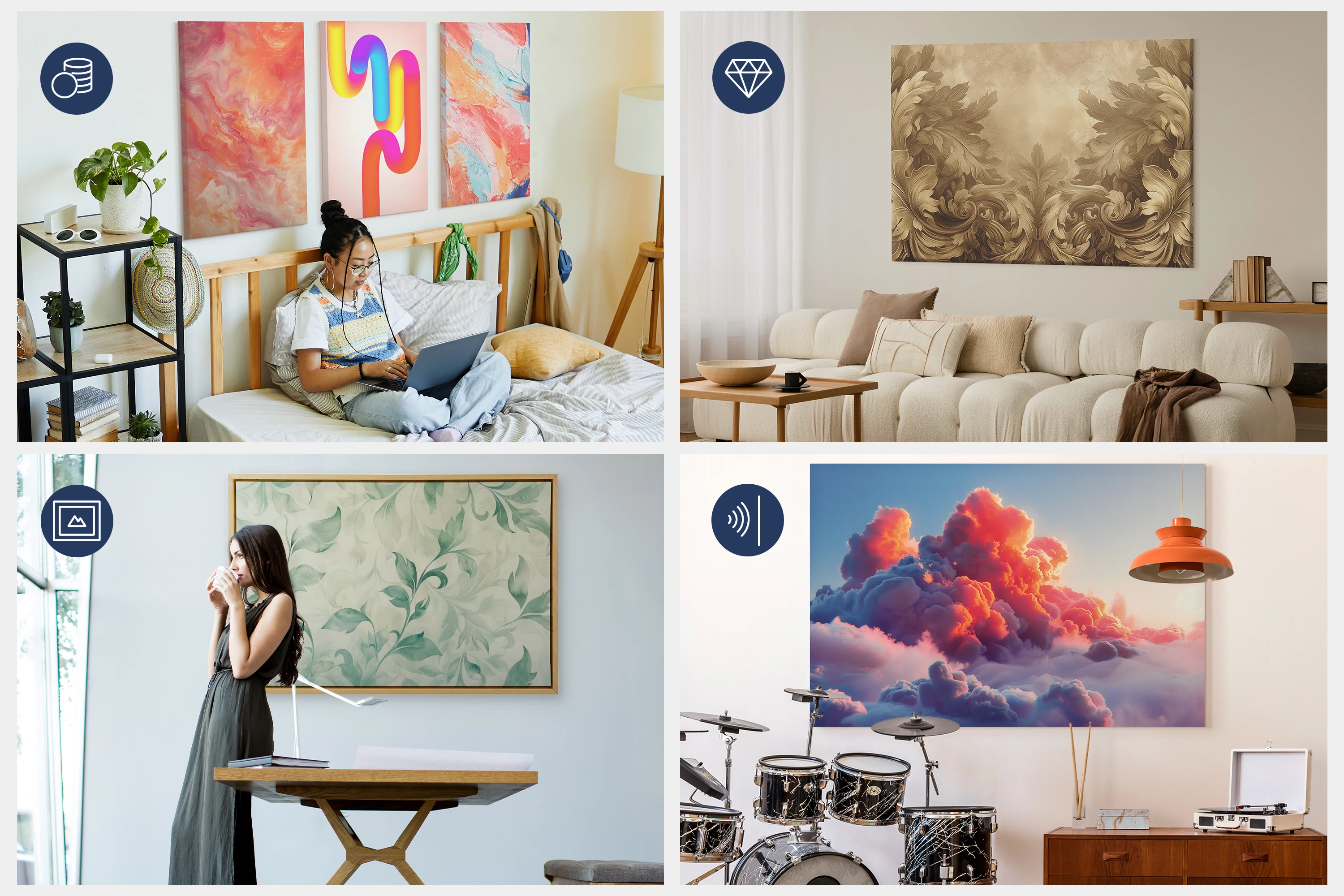Artgeist Paveikslas - Fly High! (1 Part) Vertical aprašymas - Prekės nuotrauka