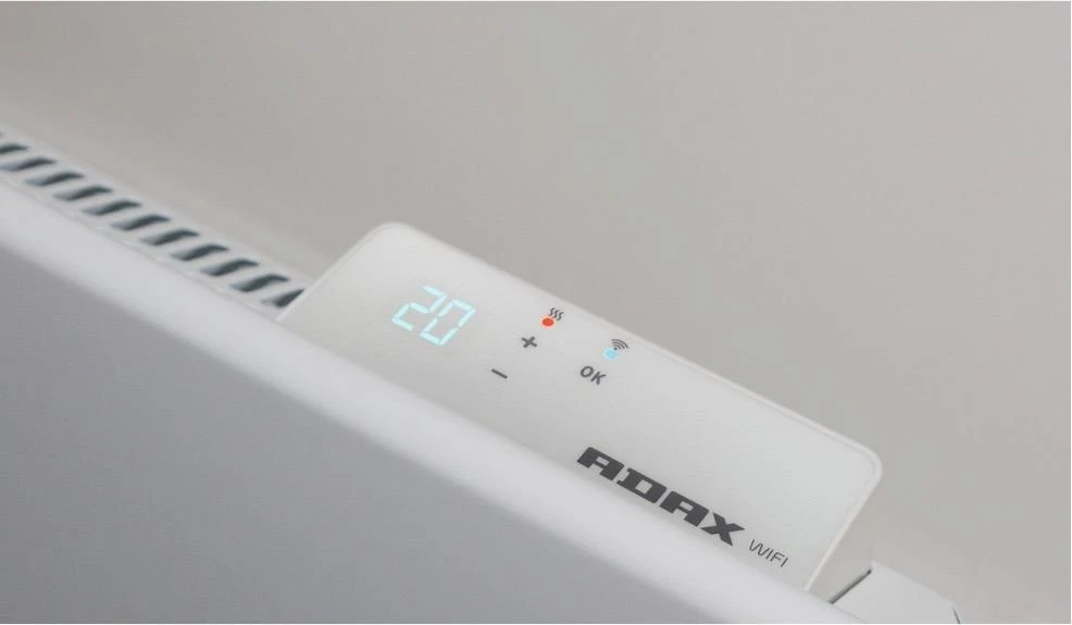 Adax Elektrinis radiatorius NEO L WiFi 12 KWT baltas, 1200 W, 1548mm