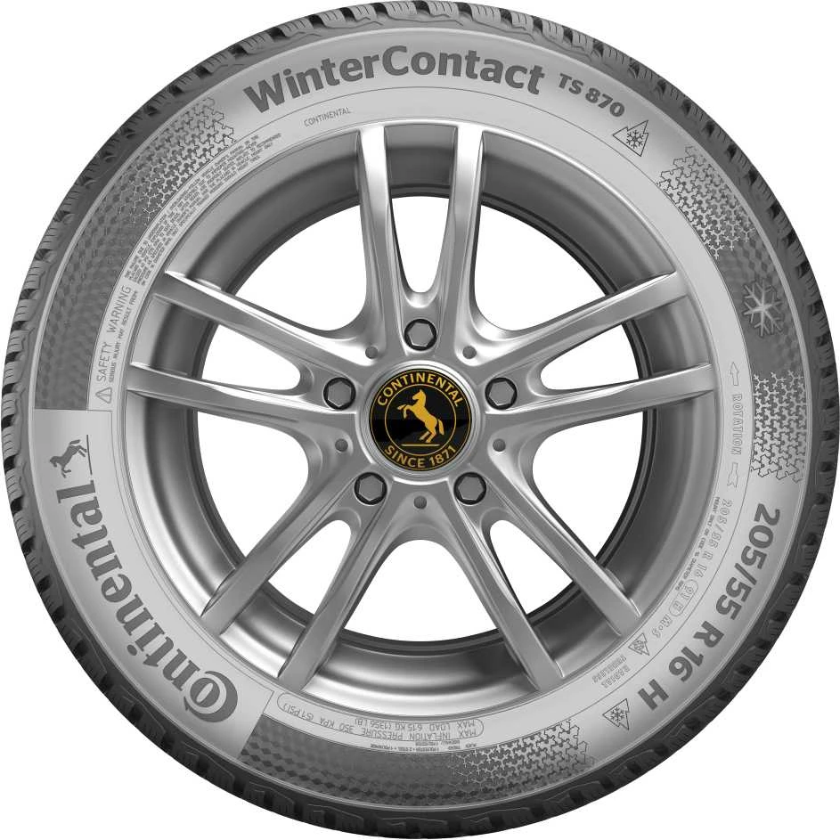 Continental Padangos WinterContact TS 870 88 T (C B B 70dB)