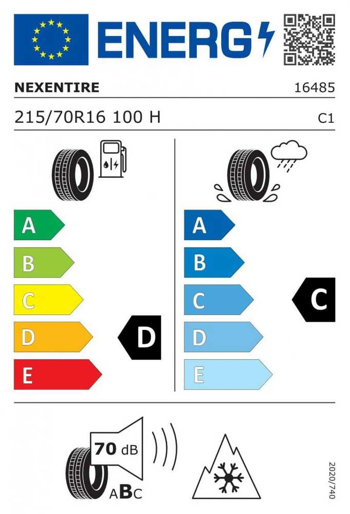 Nexen 215/70R16 N'Mėlynas 4SEASON 100H