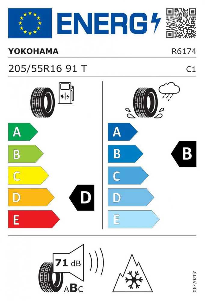Yokohama 205/55R16 BLUEARTH WINTER V906 91T