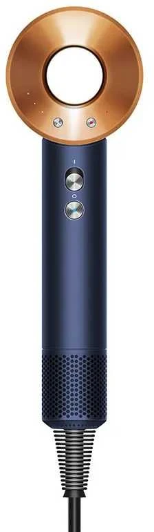Blue Profesionalus plaukų džiovintuvas su magnetiniais antgaliais (5 vnt.) ir laikikliu, Mėlyna Gold