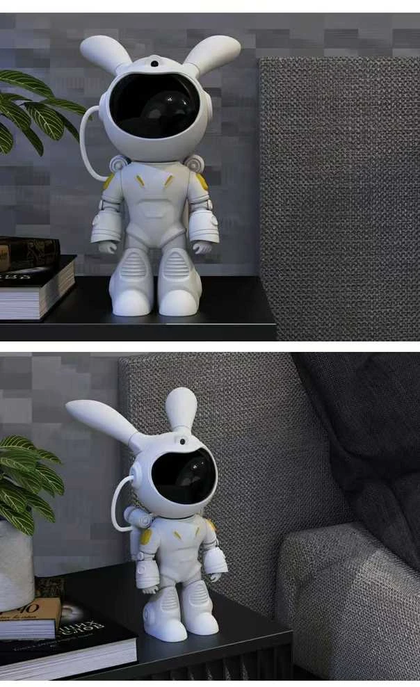 Galaktikų ir žvaigždžių projektorius Space Rabbit su Bluetooth garsiakalbiu