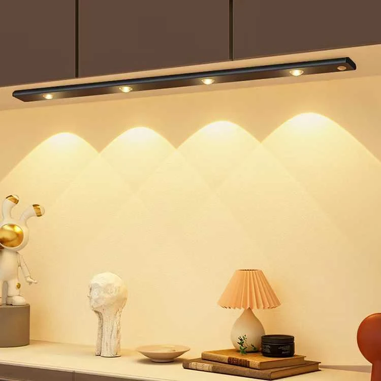 Sieninis šviestuvas Magnetinis LED įkraunamas šviestuvas su judesio davikliu (60 cm)