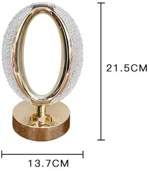 Modernus stalinis šviestuvas - 3 spalvų reguliuojamas LED naktinis šviestuvas su USB įkrovimu