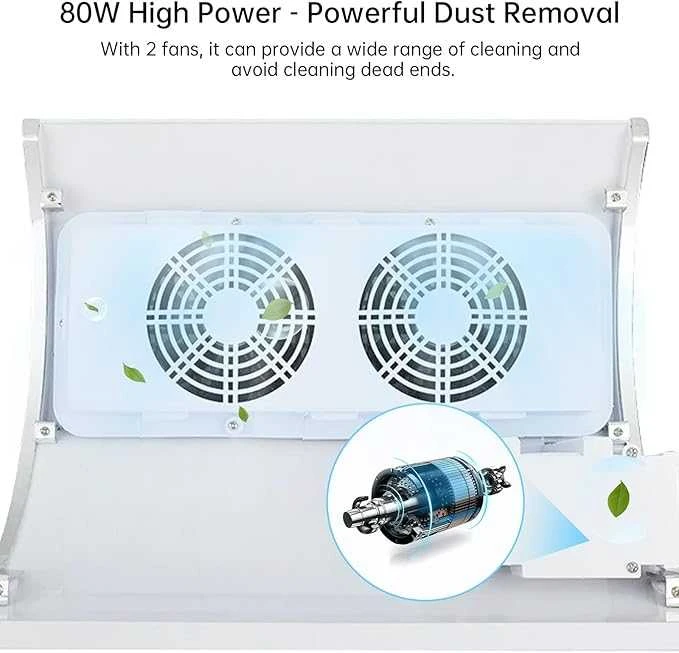 Nagų dulkių rinktuvas Manikiūro dulkių surinkėjas 80W