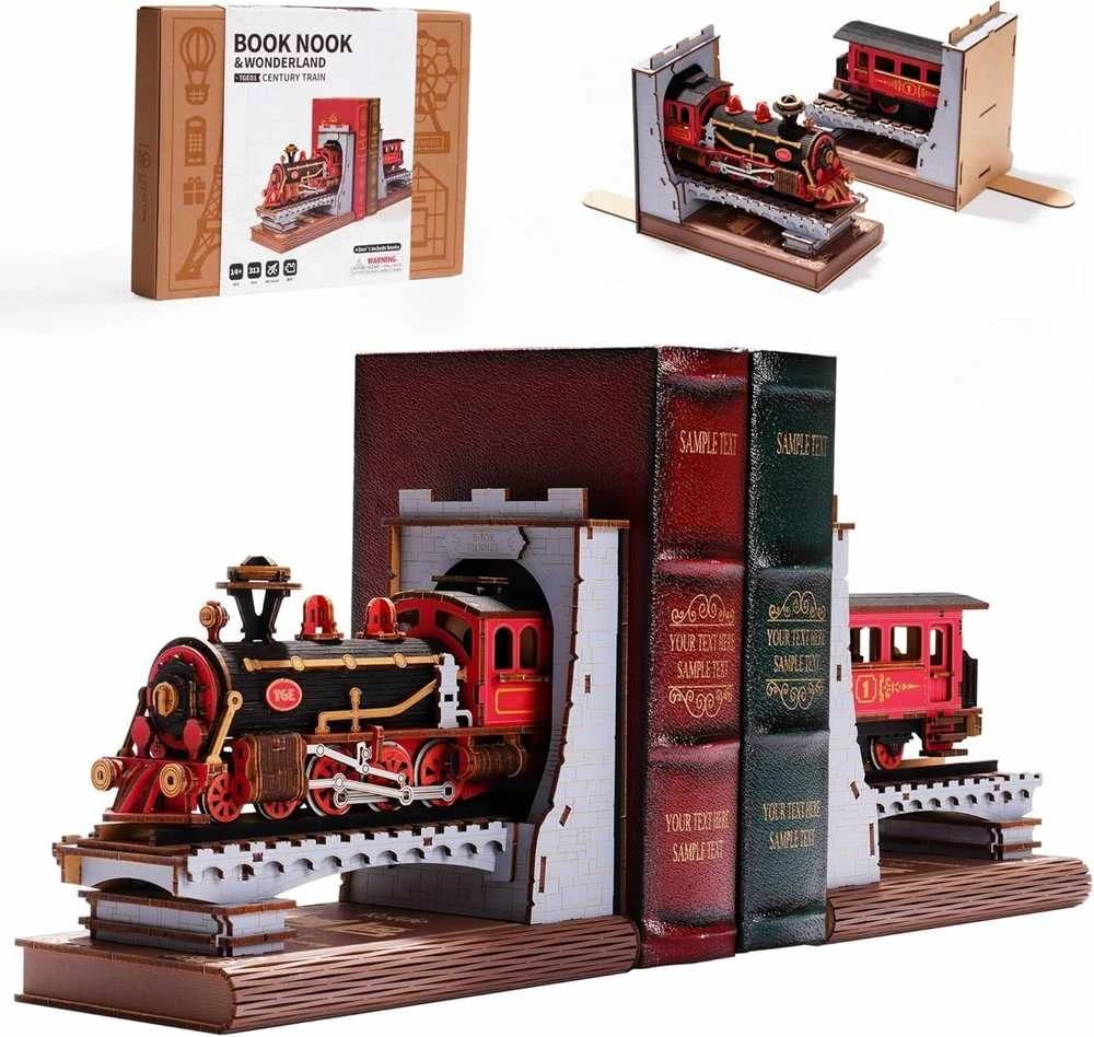 Robotime 3D medinis konstruktorius Century Train
