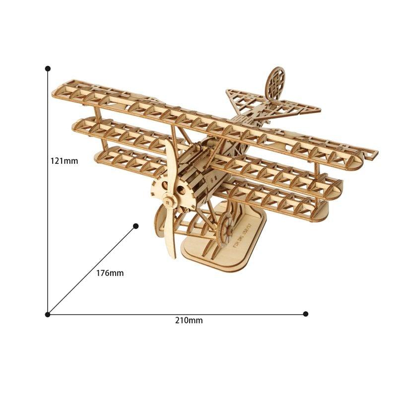 Robotime 3D medinis konstruktorius Lėktuvas
