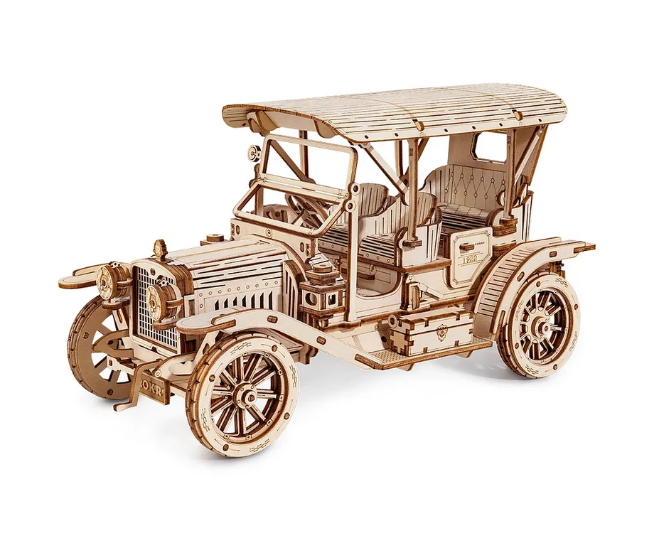 Robotime 3D medinis konstruktorius Retro automobilis