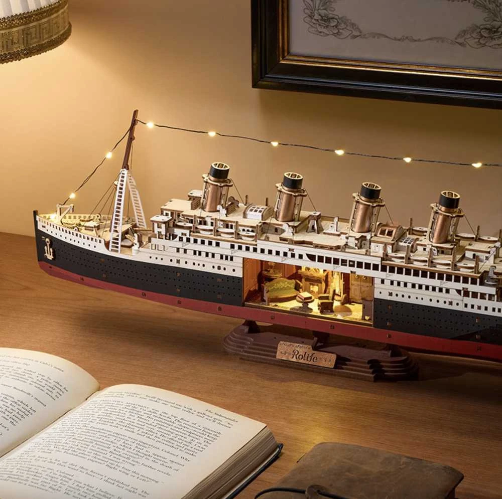 Robotime 3D medinis konstruktorius Rolife Titanikas 1912 Eternal Atlantic Voyager