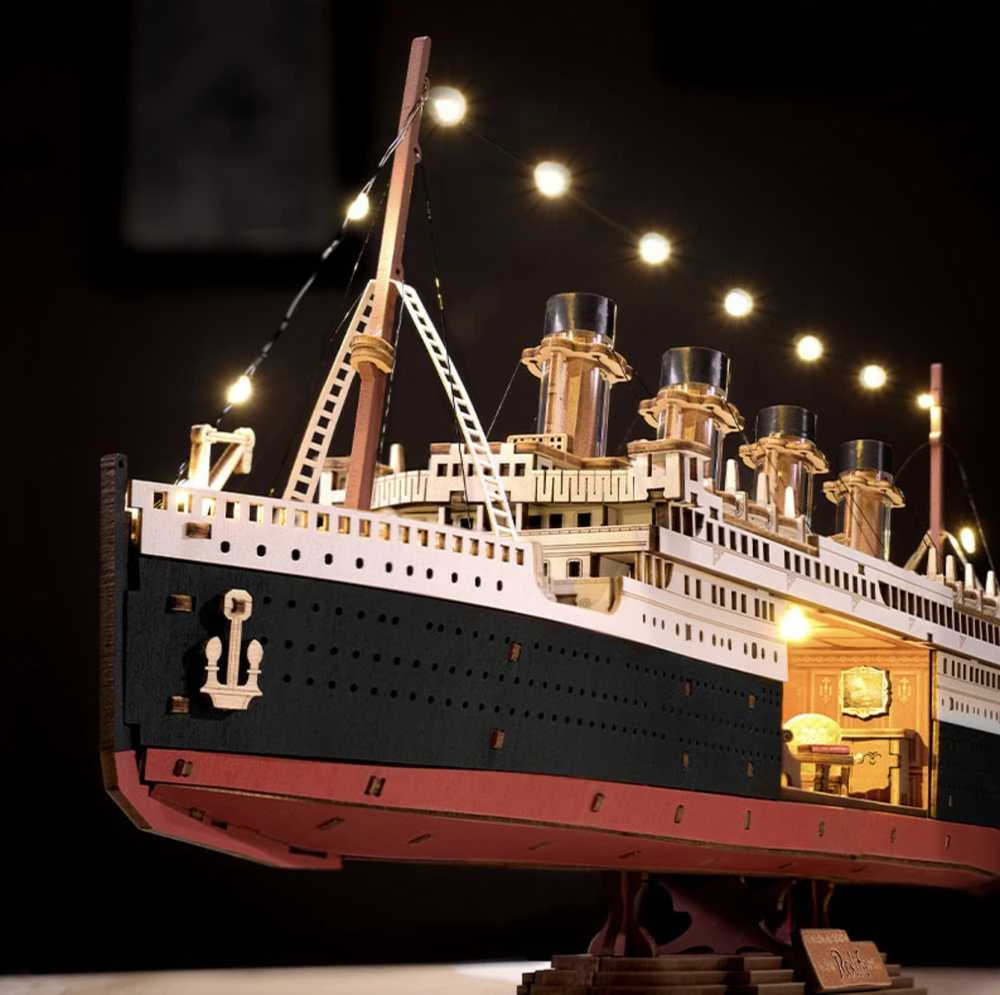 Robotime 3D medinis konstruktorius Rolife Titanikas 1912 Eternal Atlantic Voyager