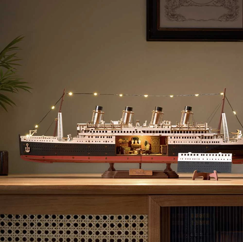 Robotime 3D medinis konstruktorius Rolife Titanikas 1912 Eternal Atlantic Voyager