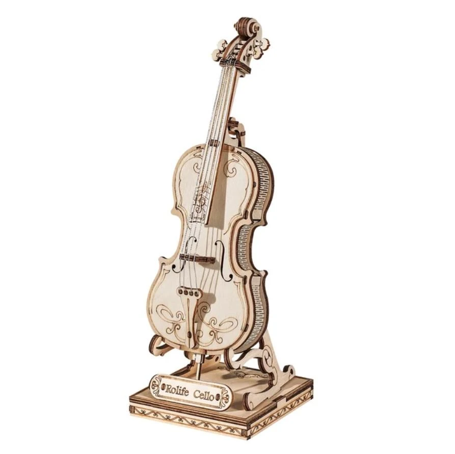 Robotime 3D medinis konstruktorius Violončelė
