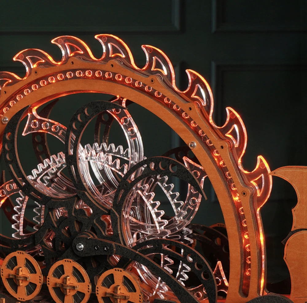 Robotime 3D medinis mechaninis konstruktorius Viking Dragon Ship