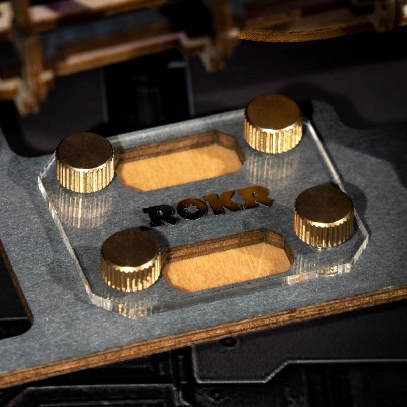 Robotime 3D medinis mechaninis konstruktorius Naktinis miestas