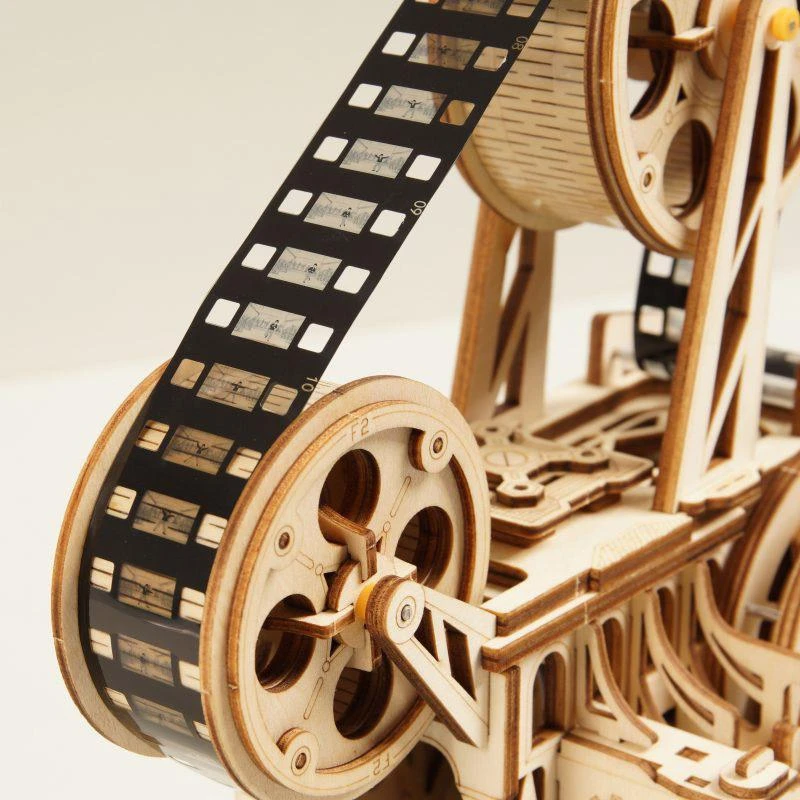 Robotime 3D medinis mechaninis konstruktorius KINO PROJEKTORIUS „Vitascope“