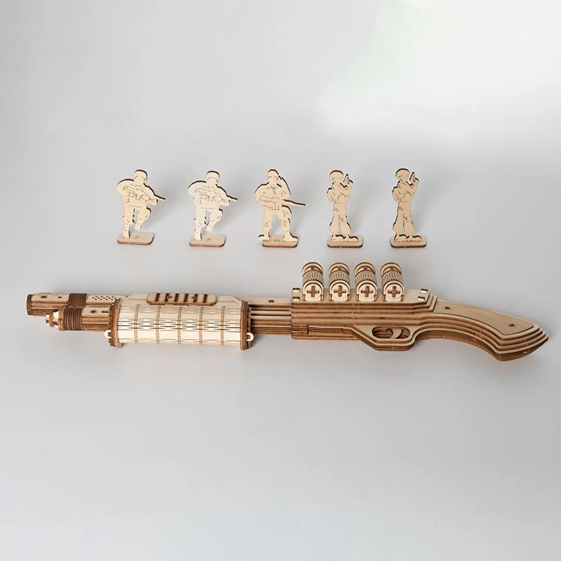 Robotime 3D medinis mechaninis konstruktorius TERMINATOR M870