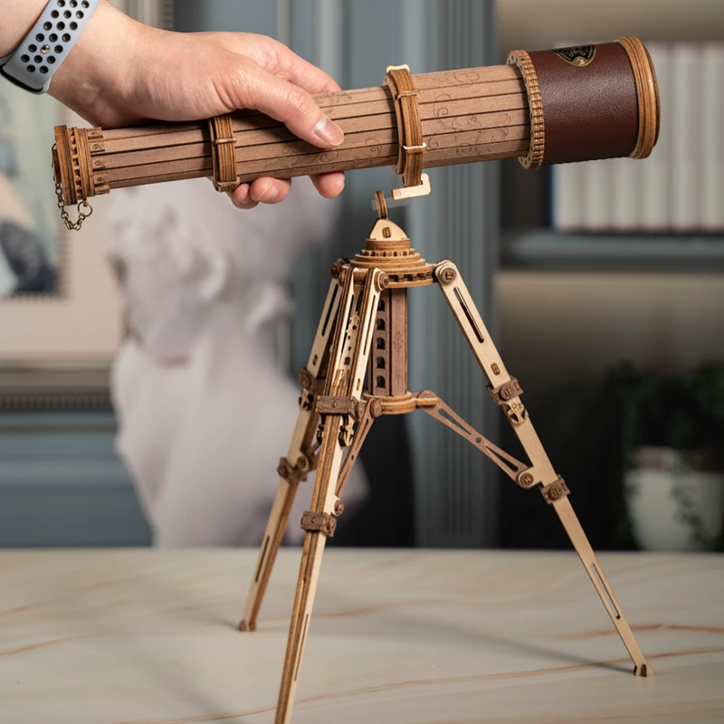 Robotime 3D medinis mechaninis konstruktorius TELESKOPAS