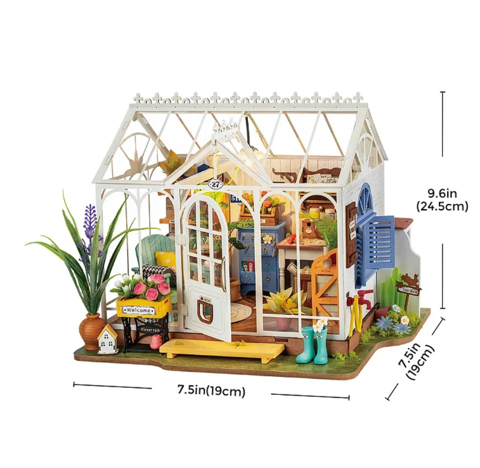 Robotime Mini namas 3D konstruktorius Dreamy Garden House