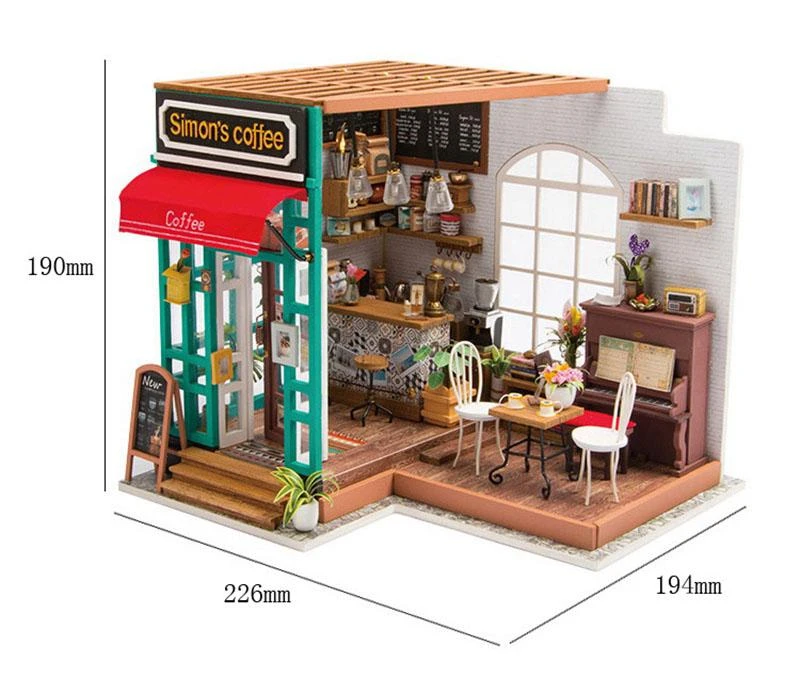 Robotime Mini namas 3D konstruktorius KAVINĖ