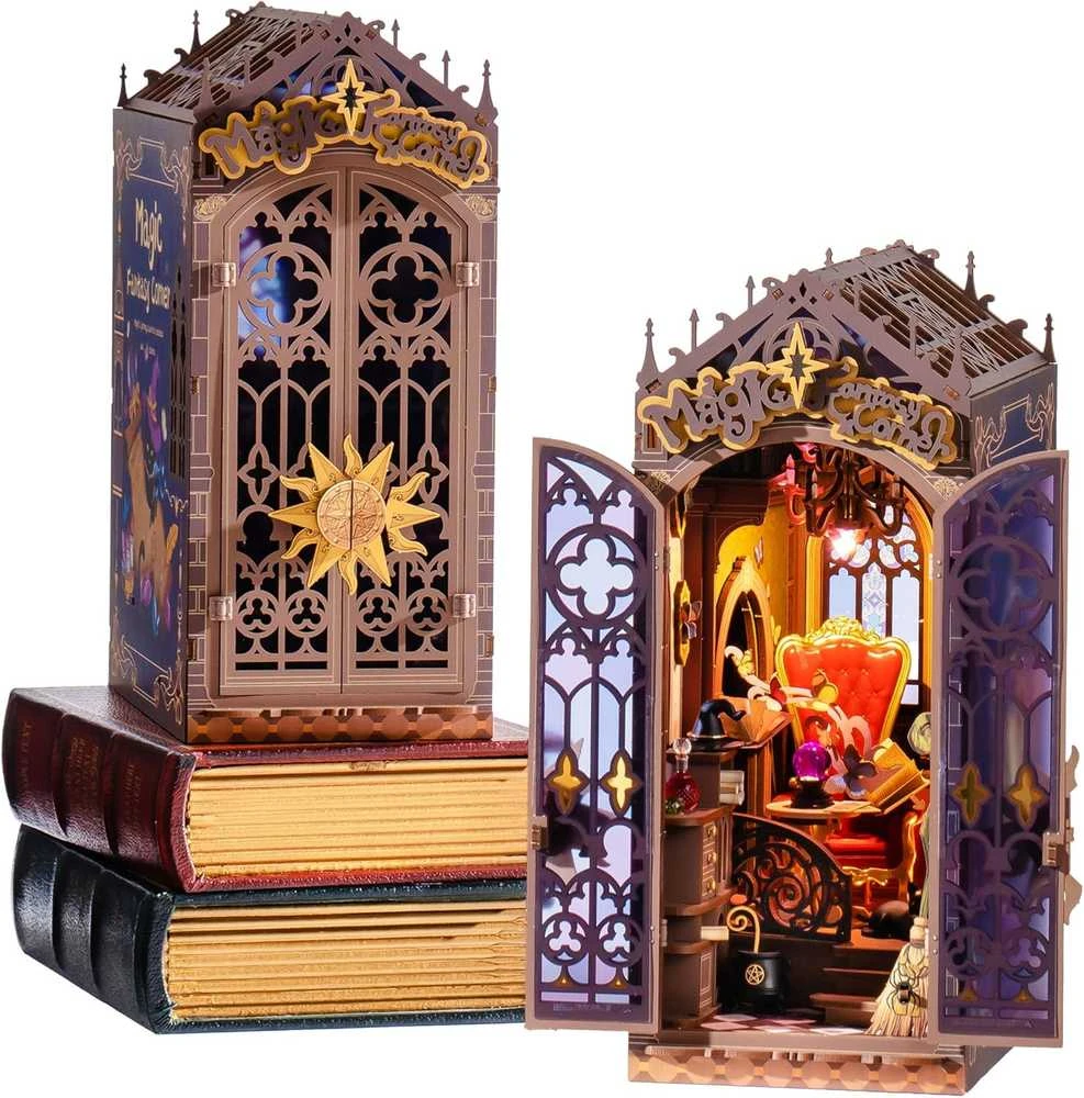 Robotime Mini namas 3D konstruktorius Magic Fantasy Corner