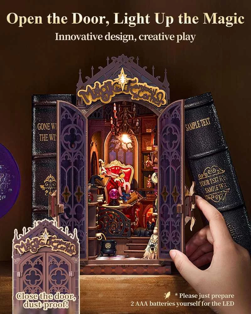 Robotime Mini namas 3D konstruktorius Magic Fantasy Corner
