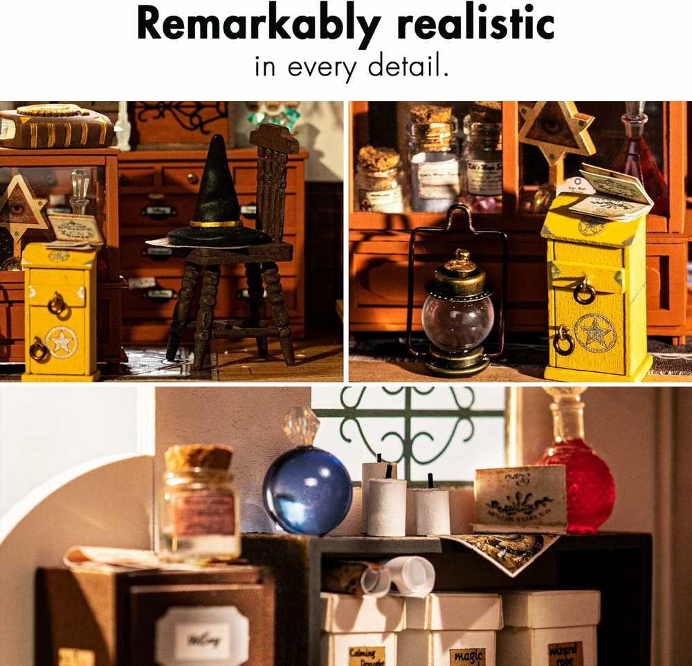 Robotime Mini namas 3D konstruktorius Magic Emporium