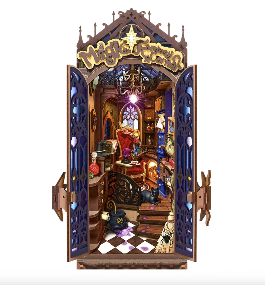 Robotime Mini namas 3D konstruktorius Magic Fantasy Corner