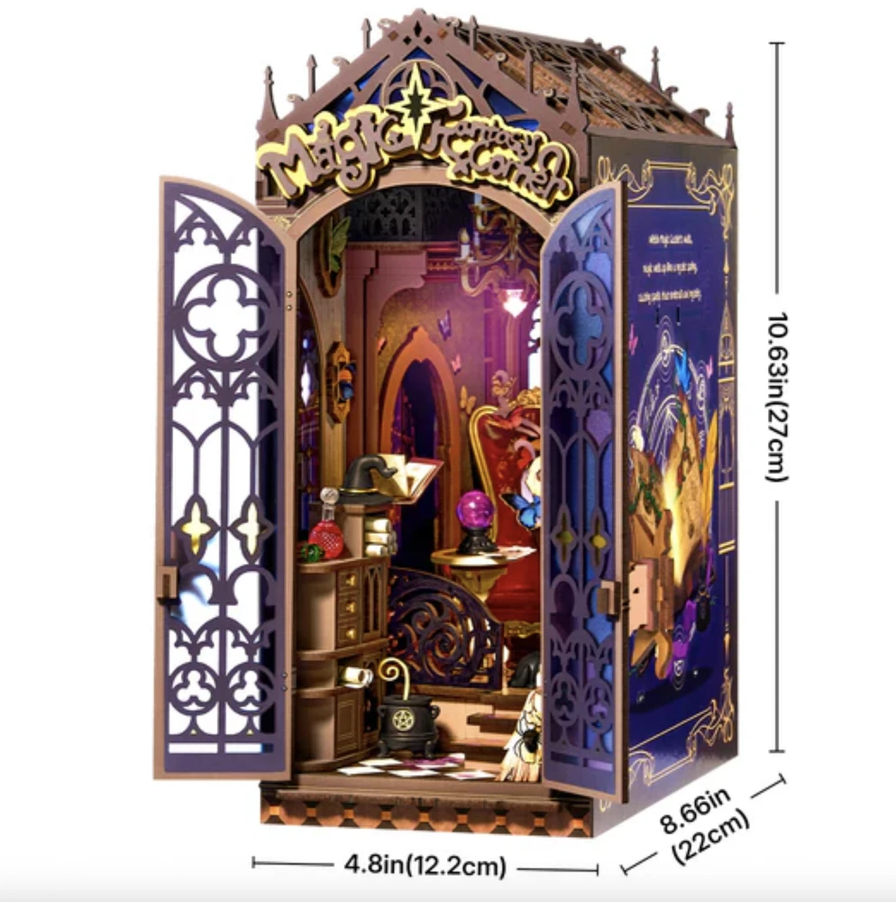 Robotime Mini namas 3D konstruktorius Magic Fantasy Corner