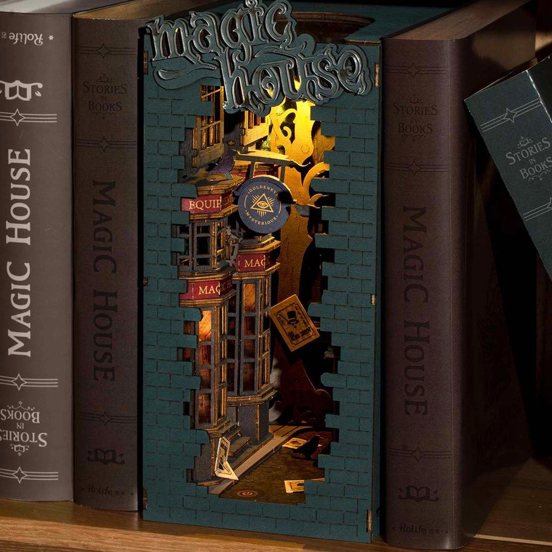 Robotime Mini namas 3D konstruktorius MAGIC HOUSE