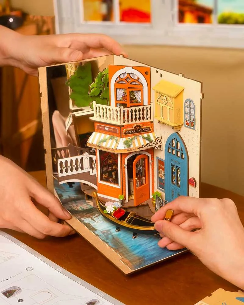 Robotime Mini namas 3D konstruktorius Romantic Venice